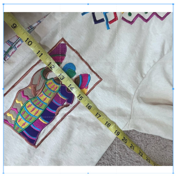 Vintage Bill & June Embroidered Design One Button Robe M - Picture 6 of 7